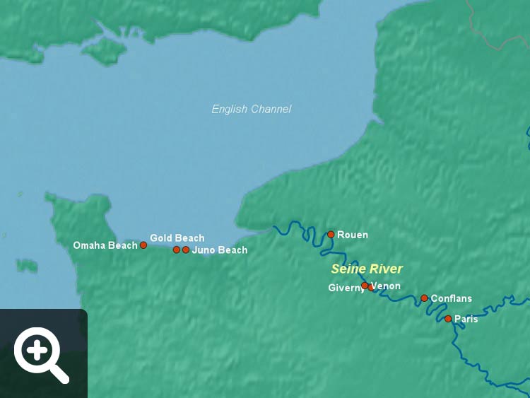 Icon Seine River Map 